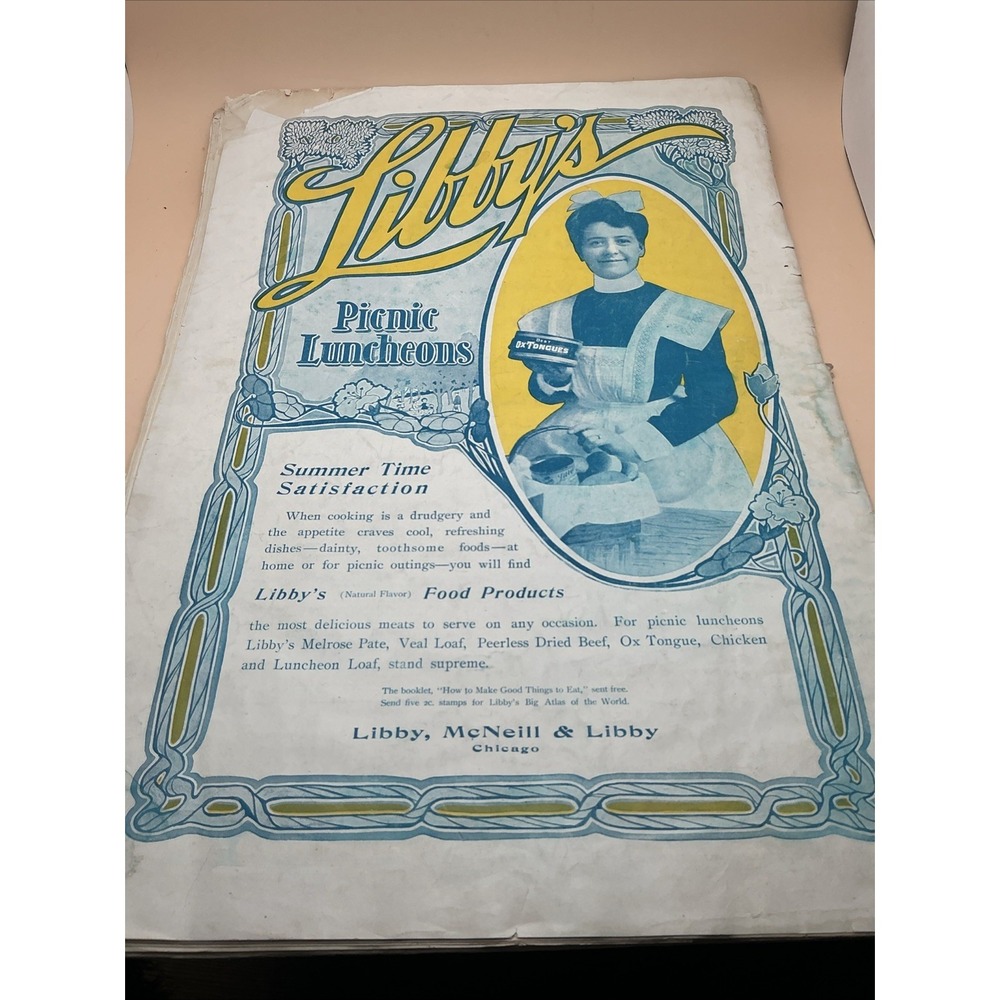Vintage Magazine, Woman's Home Companion,‎ August 1903, Good Condition - Picture 2 of 5